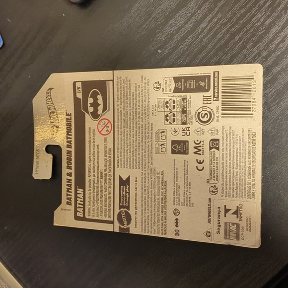 Mattel Black Batmobile Hot Wheels Car - Picture 2 of 3